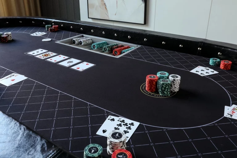 Poker playing table