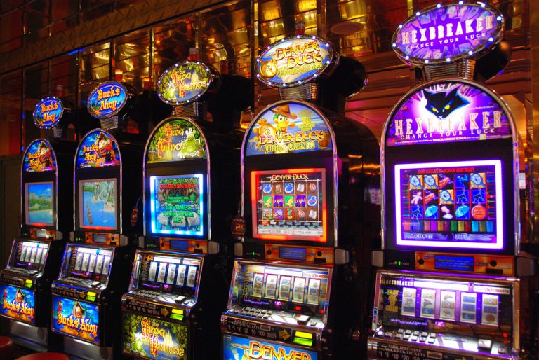 Slot machine banks